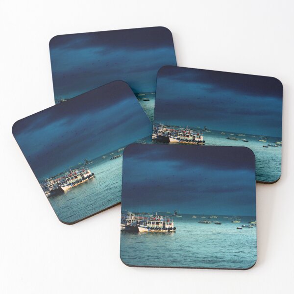 Item preview, MARITIME #5 - Boats on Dark Stormy Sea designed and sold by DEL-Productions.