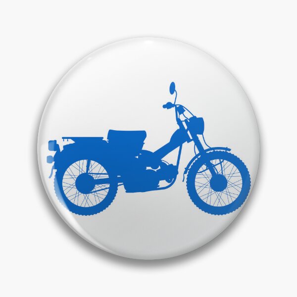 Item preview, Honda CT110 Postie Bike - Blue Silhouette  designed and sold by StudioFloyd.