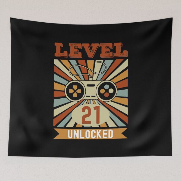 Item preview, Level 21 Unlocked Funny 21st Birthday designed and sold by Karry-Pat.