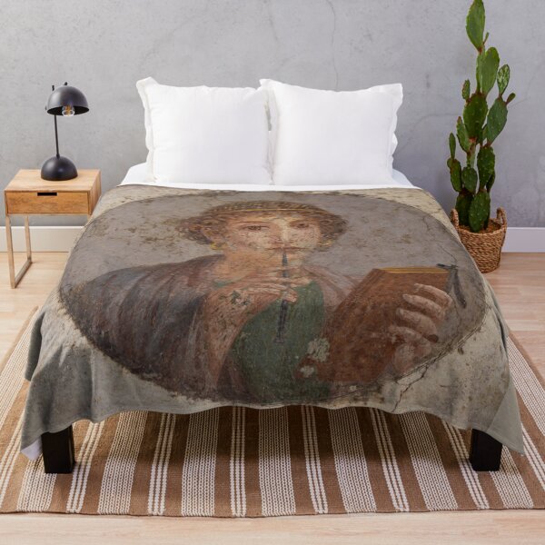 Item preview, Pompeii Fresco of Woman with Tablet designed and sold by Elizabeth Szkirpan.
