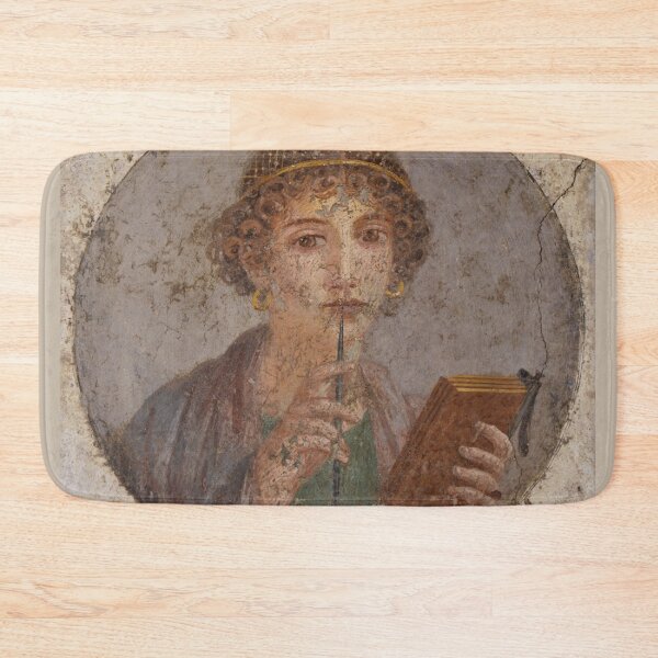 Item preview, Pompeii Fresco of Woman with Tablet designed and sold by Elizabeth Szkirpan.