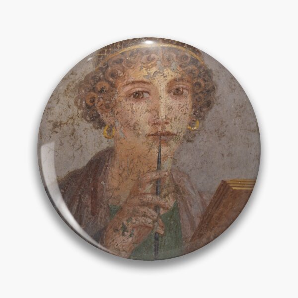 Item preview, Pompeii Fresco of Woman with Tablet designed and sold by Elizabeth Szkirpan.