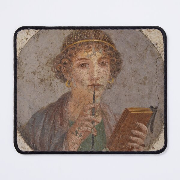 Item preview, Pompeii Fresco of Woman with Tablet designed and sold by Elizabeth Szkirpan.