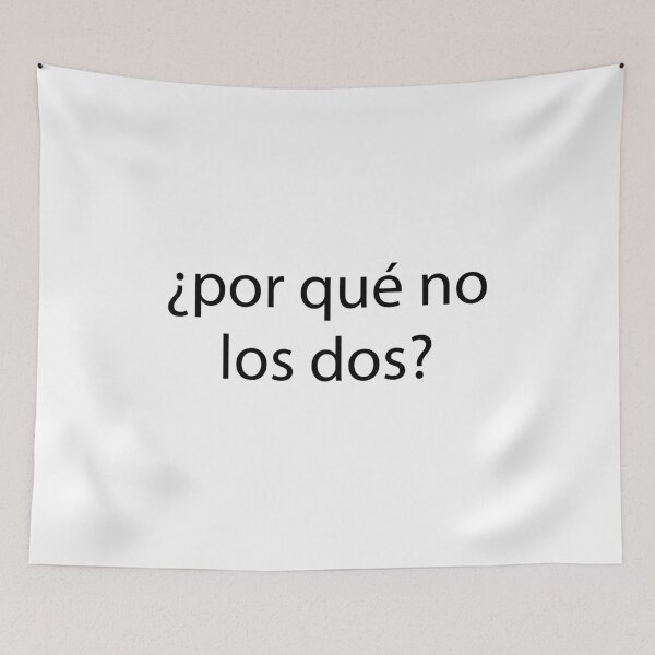 Item preview, Porque no los dos designed and sold by TeLa VISION.