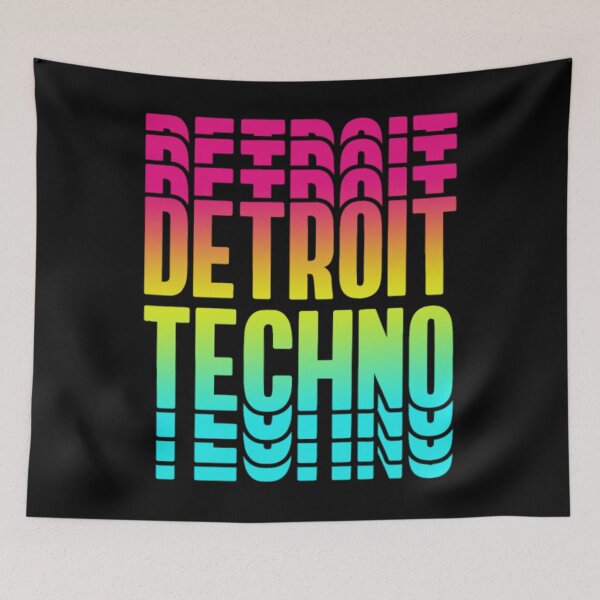 Item preview, Detroit Techno House Music Festival Art EDM DJ designed and sold by AlinHomes.