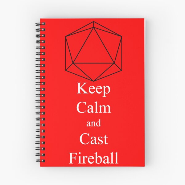 Item preview, Mantén la calma y lanza una bola de fuego designed and sold by The Colony of Dice.