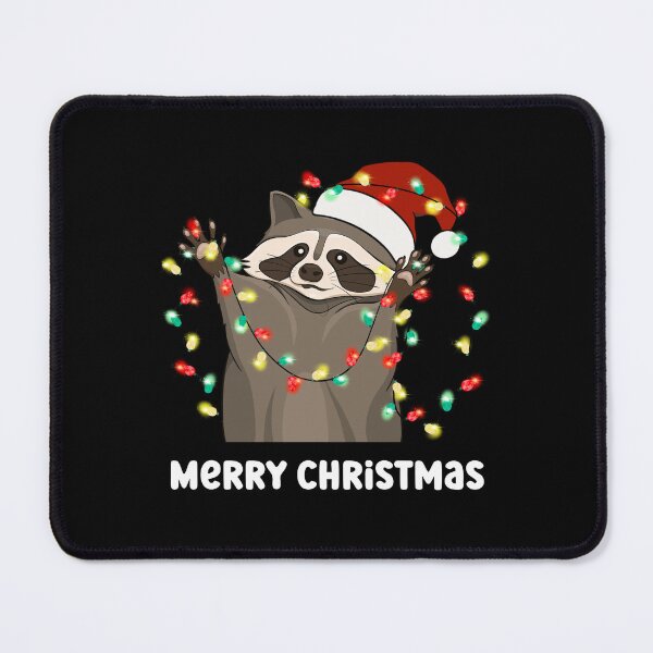Item preview, Christmas Raccoon Tree Lights designed and sold by MoodyApparel.