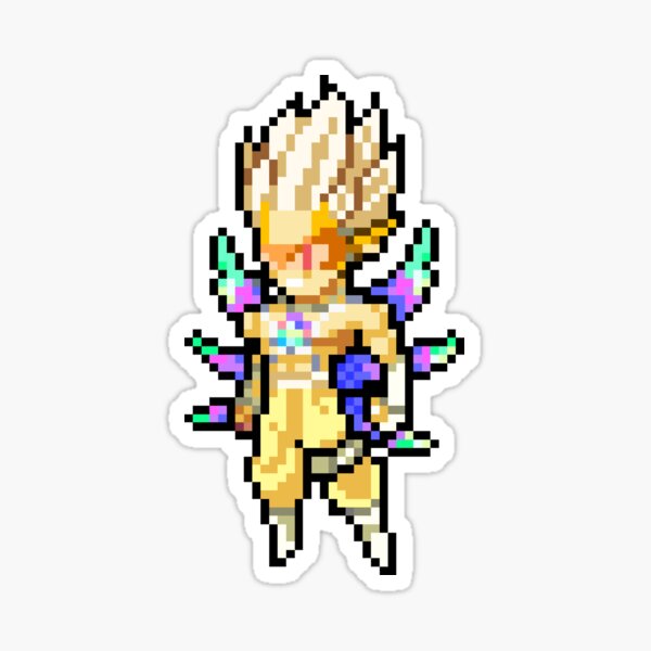 Goku Super Saiyan 2 Angel HQ Pixel Edition | Magnet