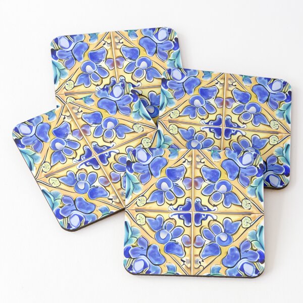 Item preview, Italian Tuscany Vintage Ceramic Tiles designed and sold by IlluminatedPage.
