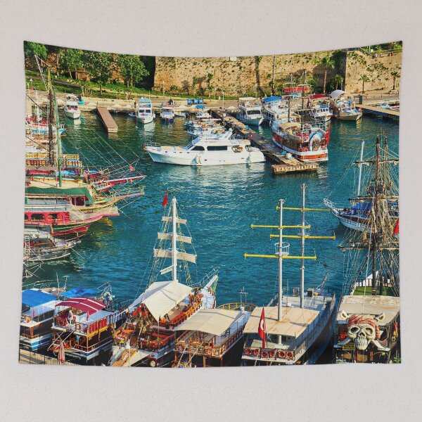 Item preview, MARITIME #17 - Ornate Sailing Boats at Marina designed and sold by DEL-Productions.