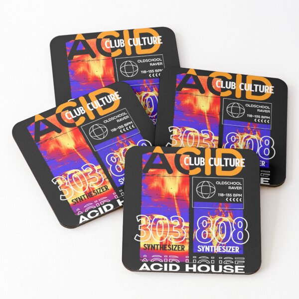Item preview, Acid House Synthesizer Techno Club Culture EDM designed and sold by AlinHomes.