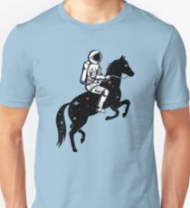 Astronaut and Horse Unisex T-Shirt