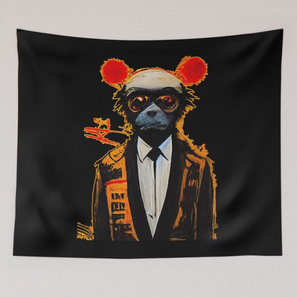 Item preview, Monkey in a suit meme designed and sold by KENDENICE.
