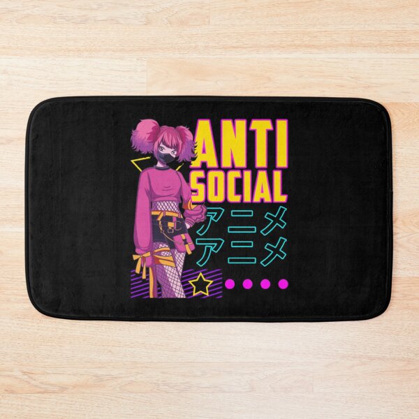 Item preview, Aesthetic Anti Social Anime Girl Vaporwave EDM designed and sold by AlinHomes.