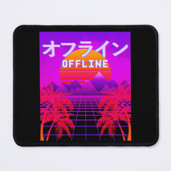 Item preview, Aesthetic Offline Vaporwave Anime EDM Japanese designed and sold by AlinHomes.
