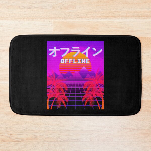 Item preview, Aesthetic Offline Vaporwave Anime EDM Japanese designed and sold by AlinHomes.