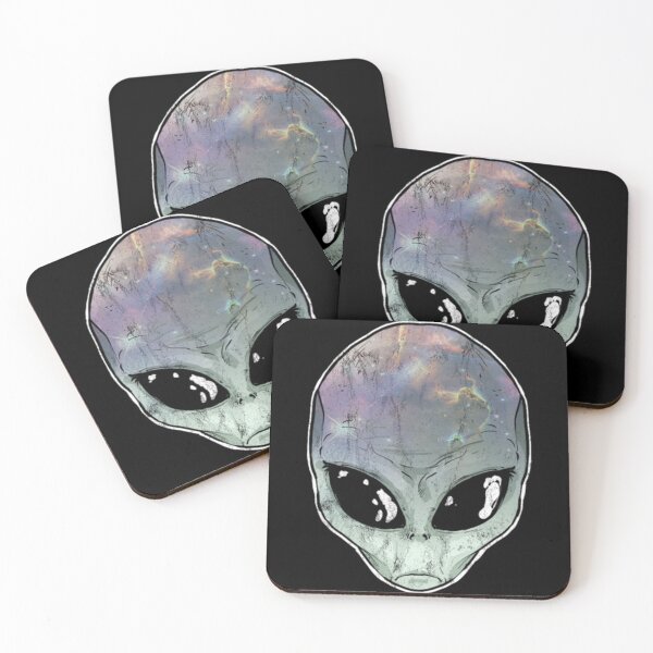 Item preview, Alien Head Galaxy Neon Alien Festival Rave designed and sold by AlinHomes.