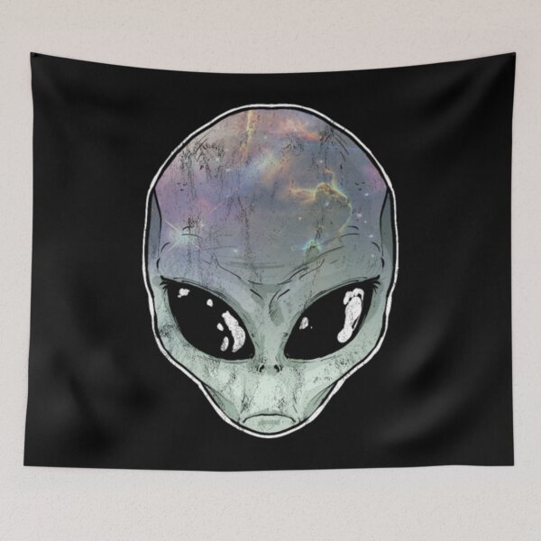 Item preview, Alien Head Galaxy Neon Alien Festival Rave designed and sold by AlinHomes.