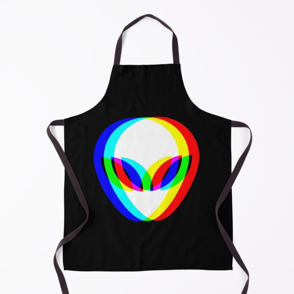 Item preview, Alien Head Trippy Techno EDM Raver Glitch designed and sold by AlinHomes.