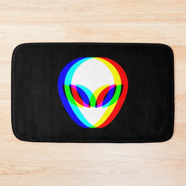 Item preview, Alien Head Trippy Techno EDM Raver Glitch designed and sold by AlinHomes.