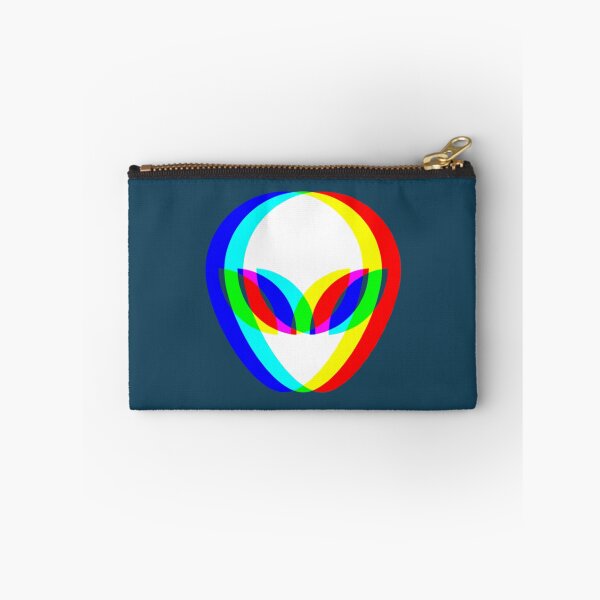 Item preview, Alien Head Trippy Techno EDM Raver Glitch designed and sold by AlinHomes.