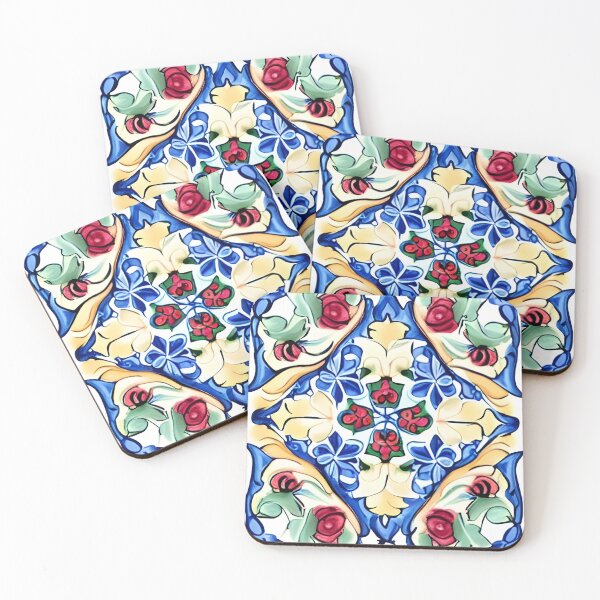 Item preview, Mediterranean Farmhouse Ceramic Tile designed and sold by IlluminatedPage.