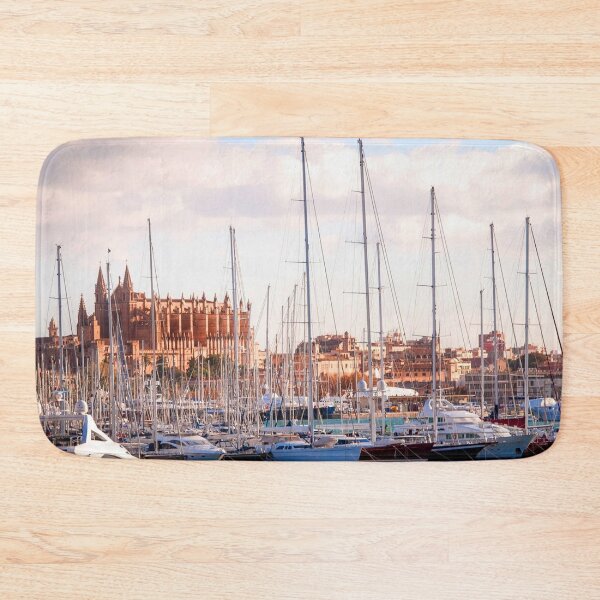 Item preview, MARITIME #22 - A Tangle of Sailboat Masts in Front of a Cathedral designed and sold by DEL-Productions.