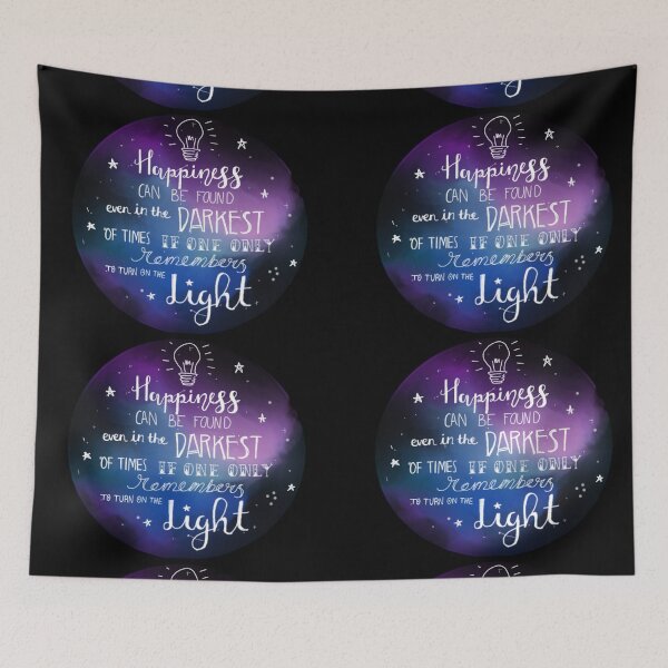 Item preview, happiness can be found- galaxy quote designed and sold by FangirlsHoard.