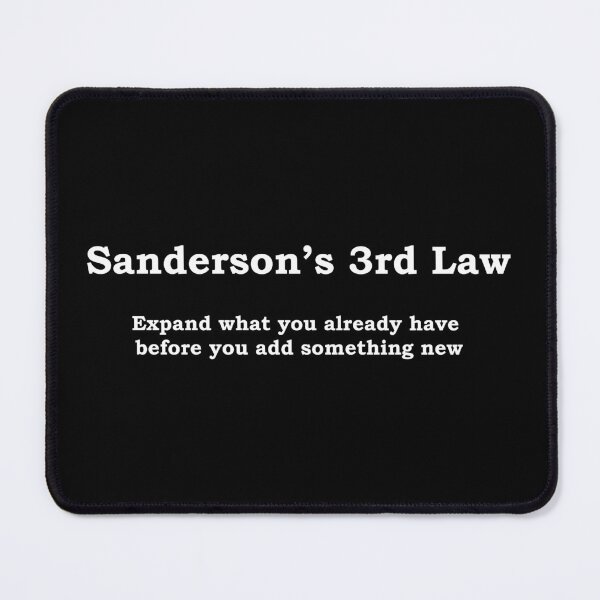 Item preview, Brandon Sanderson's Third Law of Magic designed and sold by StateHouse.