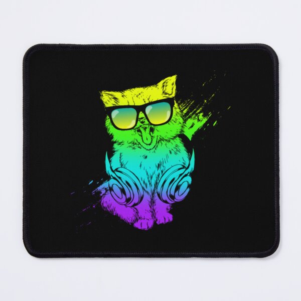 Item preview, Colorful Kitty DJ Techno Cat Music edm Party designed and sold by AlinHomes.