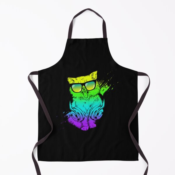 Item preview, Colorful Kitty DJ Techno Cat Music edm Party designed and sold by AlinHomes.