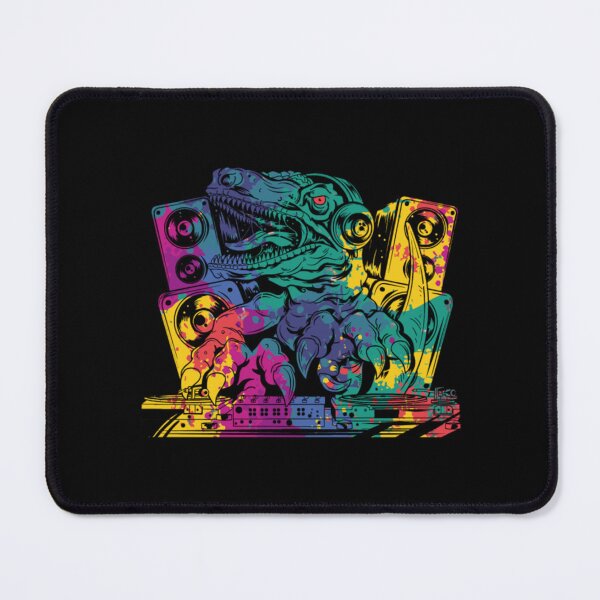 Item preview, Colorful Trex DJ Techno Music edm Party designed and sold by AlinHomes.