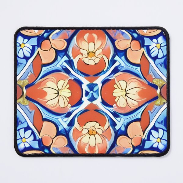 Item preview, Italian Floral Ceramic Tile designed and sold by IlluminatedPage.