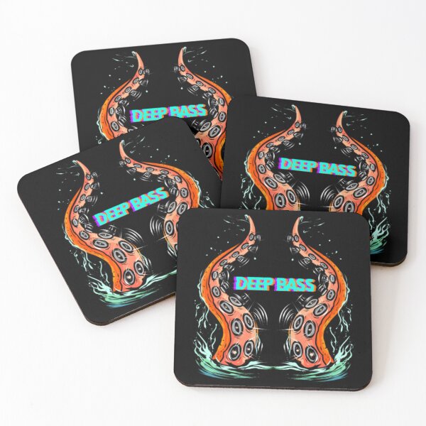 Item preview, Deep Bass Kraken Techno Hardstyle Electro Rave DJ designed and sold by AlinHomes.