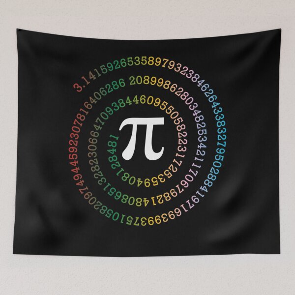 Item preview, Pi number sequence spiral Math Nerd Pie Day Funny designed and sold by KENDENICE.