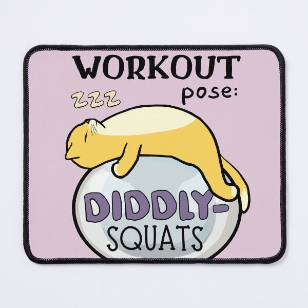 Item preview, Funny Workout Exercise Plan - Cat Lovers designed and sold by ViewerEqualsPhoton.