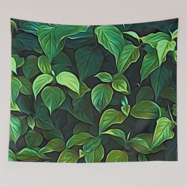 Item preview, Gracia - Green Leafy Digital Oil Paint Graphic Art Design Respect Hustle designed and sold by lifegenesis.