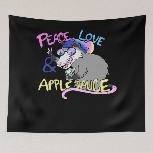 Item preview, Peace, Love, & Applesauce meme designed and sold by KENDENICE.