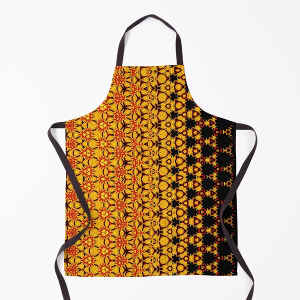Item preview, Flames to Darkness Geometry Optical Art Abstract Illusion Red Yellow Black Intense designed and sold by ArticLotusShop.