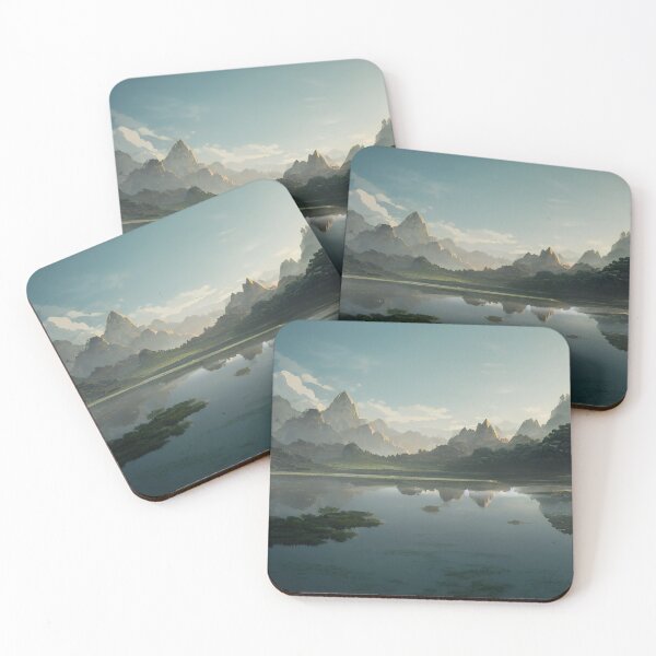 Item preview, Mountain Lake Landscape designed and sold by ParadiseSlice.