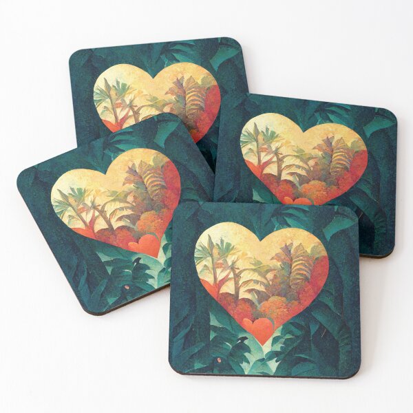 Item preview, Jungle Heart designed and sold by PinkandSalty.