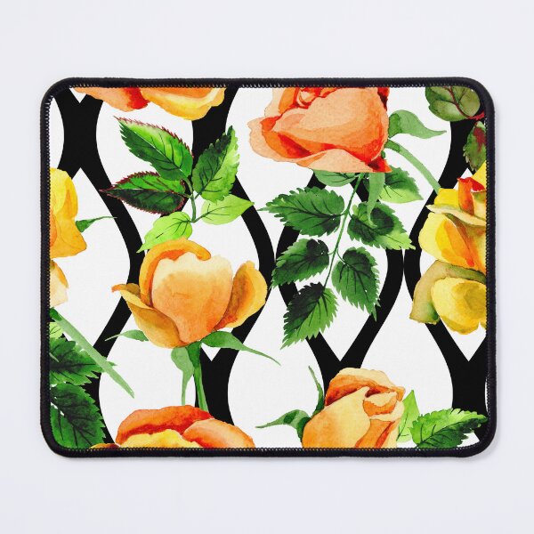 Item preview, Pink and orange watercolor roses designed and sold by FGCART.