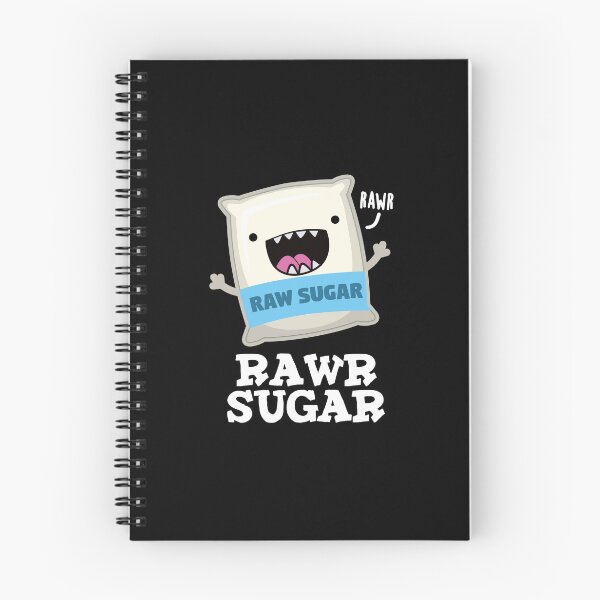 Item preview, Rawr Sugar Funny Food Puns (Dark BG) designed and sold by punnybone.
