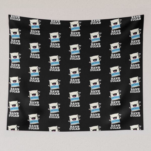 Item preview, Rawr Sugar Funny Food Puns (Dark BG) designed and sold by punnybone.