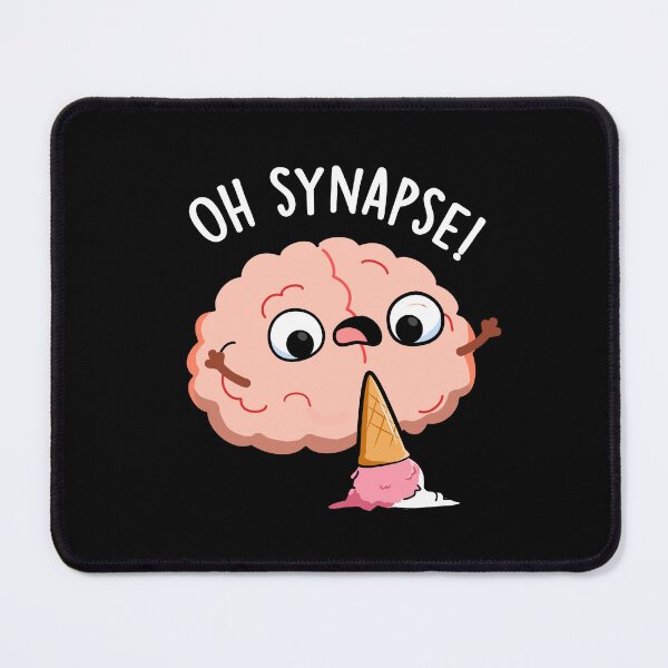 Item preview, Oh Synapse Funny Brain Puns (Dark BG) designed and sold by punnybone.