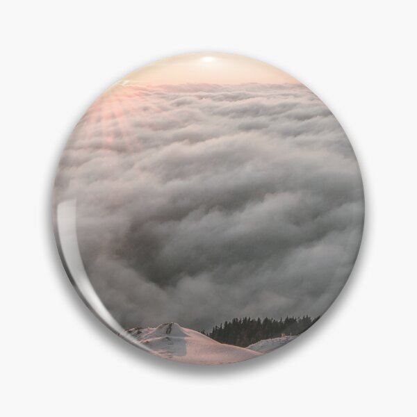 Item preview, Sunrise Over The Clouds In The Snow designed and sold by Taceo10.