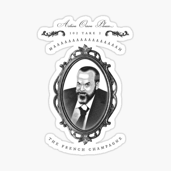 Action Orson Please Sticker