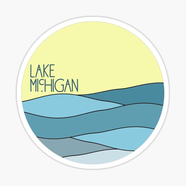 Michigan Fishing Stickers for Sale