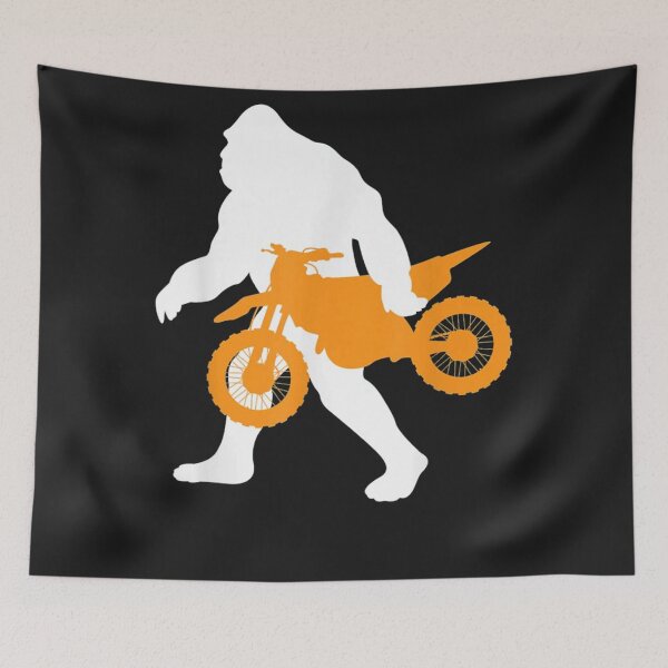 Item preview, Bigfoot Sasquatch Carrying Dirt Bike designed and sold by anhemdori2022.