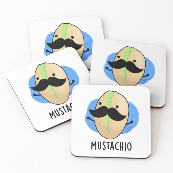 Item preview, Mustachio Mustache Funny Pistachio Puns  designed and sold by punnybone.